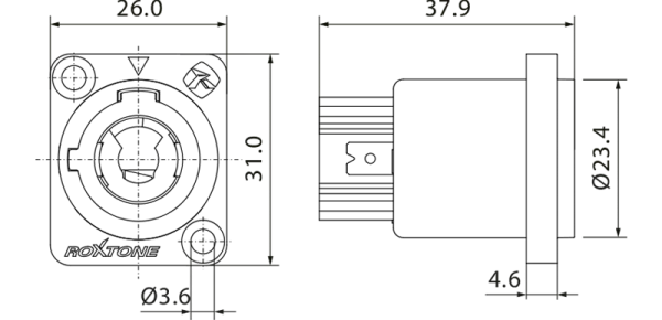ROXTONE RAC3MPI-WP Brown
