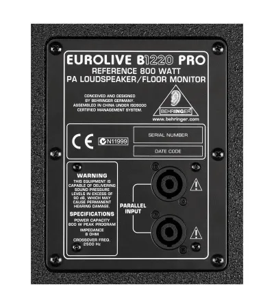 BEHRINGER B1220 PRO BEHRINGER B1220 PRO