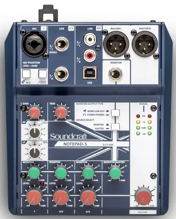 Купить Soundcraft Notepad-5 по выгодной цене в Екатеринбурге