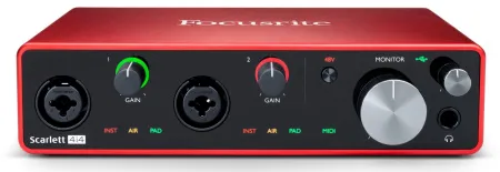 Купить FOCUSRITE Scarlett 4i4 3rd Gen по выгодной цене в Екатеринбурге