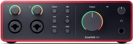 Купить FOCUSRITE Scarlett 4i4 4th Gen по выгодной цене в Екатеринбурге