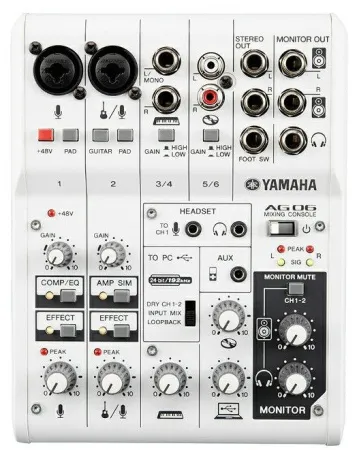 Купить YAMAHA AG06 по выгодной цене в Екатеринбурге