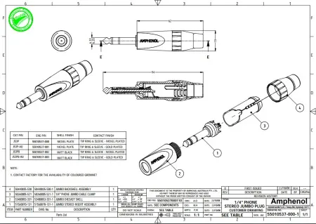 Купить AMPHENOL JS3P по выгодной цене в Екатеринбурге