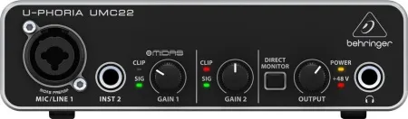 Купить BEHRINGER UMC22 по выгодной цене в Екатеринбурге