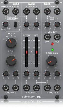 Купить BEHRINGER 110 VCO/VCF/VCA по выгодной цене в Екатеринбурге