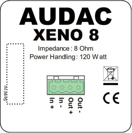 Купить AUDAC XENO8/B по выгодной цене в Екатеринбурге
