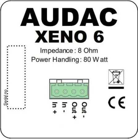 Купить AUDAC XENO6/W по выгодной цене в Екатеринбурге
