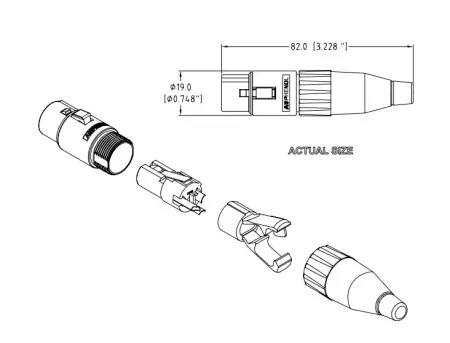 Купить AMPHENOL AC3F по выгодной цене в Екатеринбурге