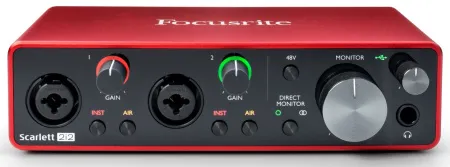 Купить FOCUSRITE Scarlett 2i2 3rd gen по выгодной цене в Екатеринбурге
