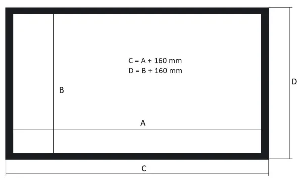 Kauber Frame Velvet Cinema, 136” 16:9 WOVEN