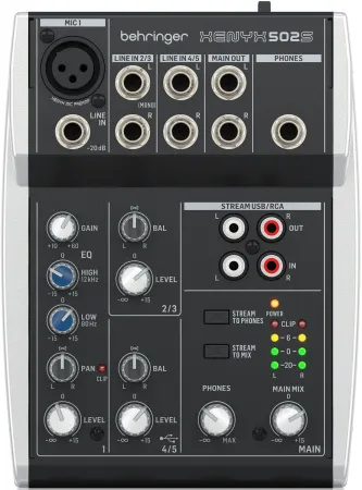 Купить BEHRINGER XENYX 502S по выгодной цене в Екатеринбурге