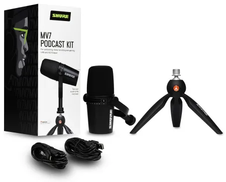 Купить Shure MV7-K-BNDL по выгодной цене в Екатеринбурге