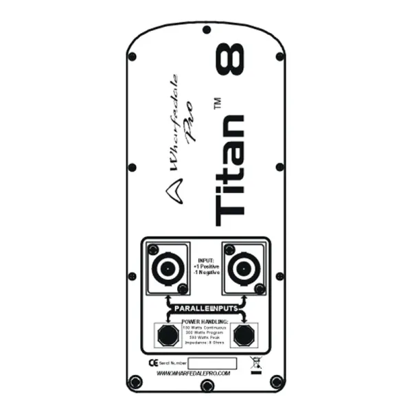 WHARFEDALE PRO TITAN 8 Black