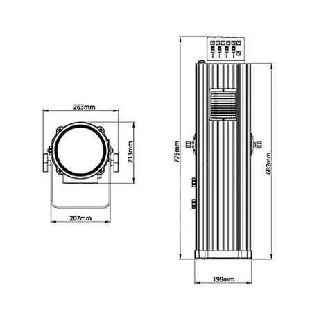 Купить JEG 1543 LED FOLLOW SPOT 350 по выгодной цене в Екатеринбурге