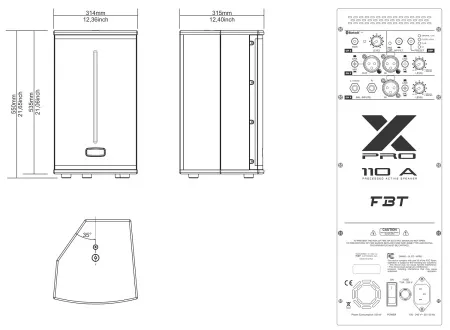 Купить FBT X-PRO 110A по выгодной цене в Екатеринбурге