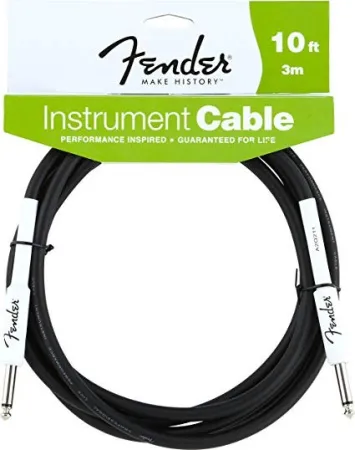 Купить FENDER 10` INST CABLE BLK по выгодной цене в Екатеринбурге
