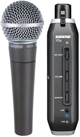 Купить SHURE SM58-X2U по выгодной цене в Екатеринбурге