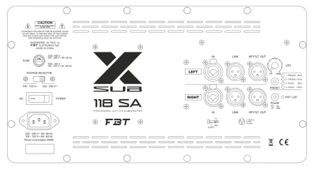 Купить FBT X-SUB 118SA по выгодной цене в Екатеринбурге