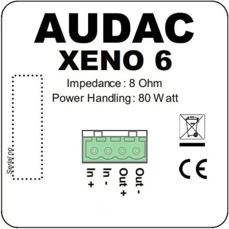 Купить AUDAC XENO6/B по выгодной цене в Екатеринбурге