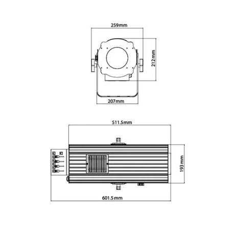 Купить JEG 1540 LED FOLLOW SPOT 350 по выгодной цене в Екатеринбурге