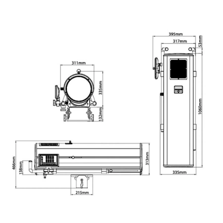 Купить JEG 2200 LED FOLLOW SPOT 1000L за 549&nbsp;000 ₽